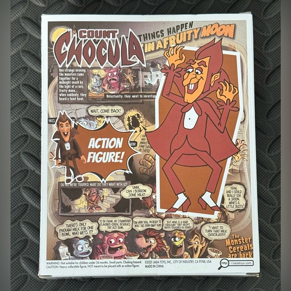 Jada Toys General Mills Cereal Count Chocula 6" Plastic Toy Action Figure - Picture 2 of 3